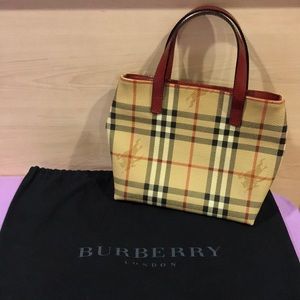 Burberry Haymarket Check Mini Tote